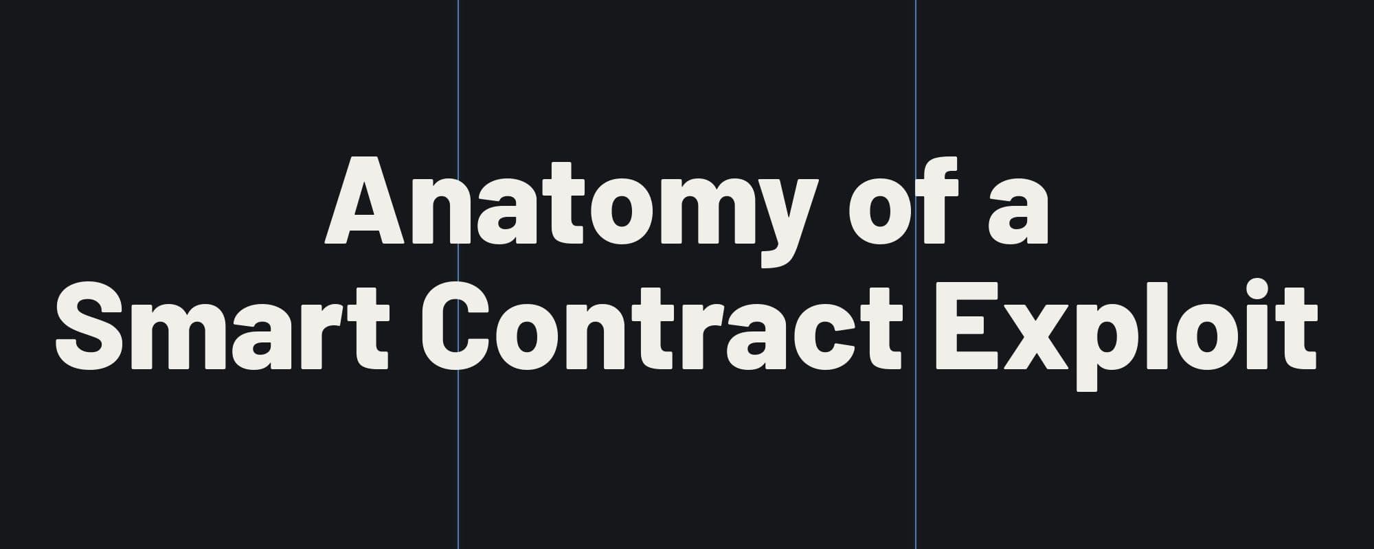 Cover image for the article "Anatomy of a Smart Contract Exploit: How Hundreds of Millions Disappear in a Single Transaction"