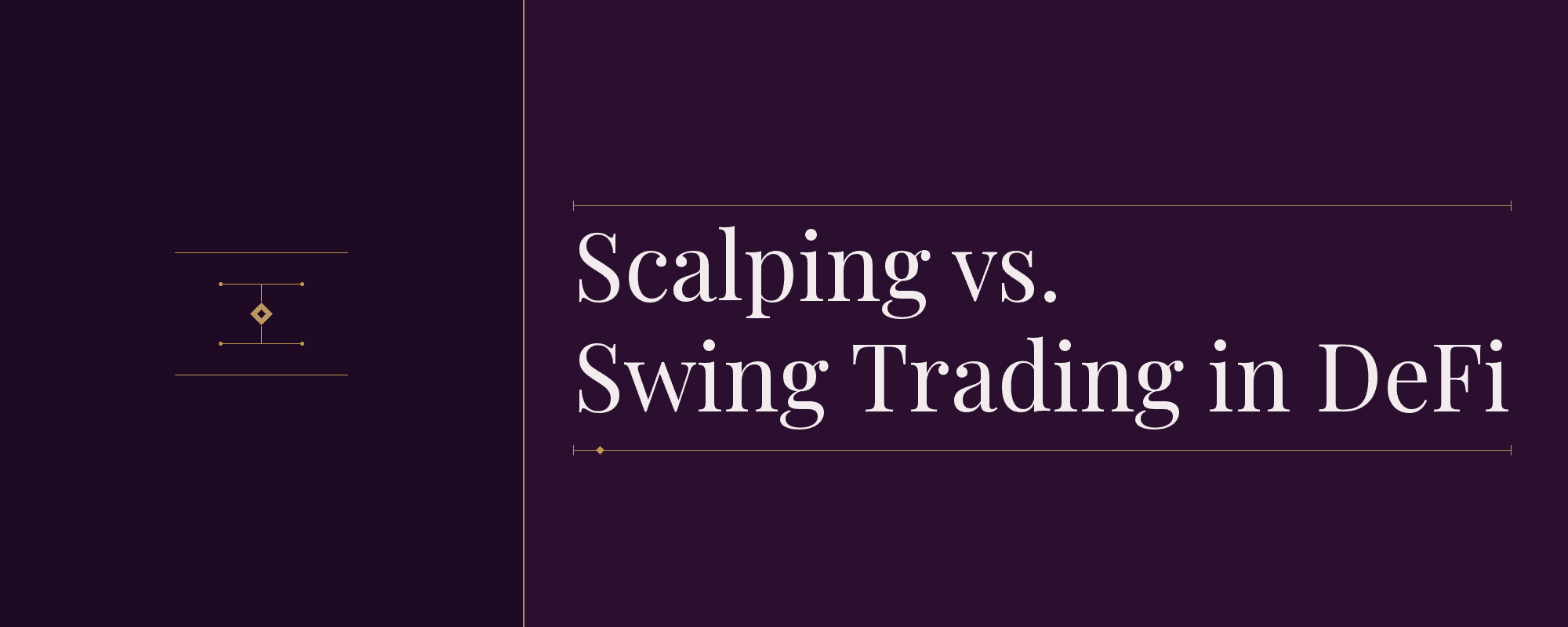 Cover image for the article "Scalping and Swing Trading Are Not Two Strategies. They Are Two Different Relationships With Gas."