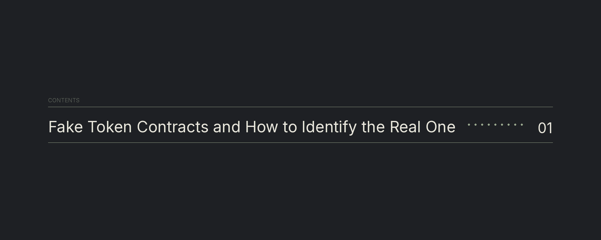 Cover image for the article "The Fake Token Trap: How Scammers Clone Contracts and How You Actually Find the Real One"